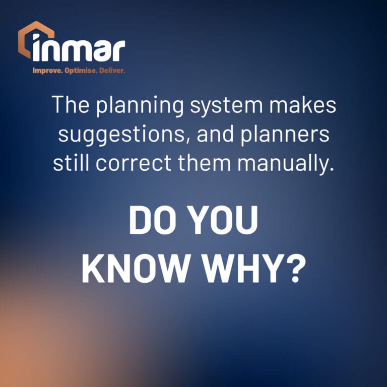 The planning system makes suggestions, but planners still make adjustments manually. Do&nbsp;you know why?